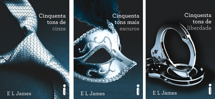 Os três livros da série 50 Tons de Cinza (Foto: Reprodução)